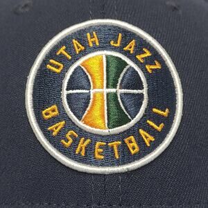 UTAH JAZZ Basketball Fitted Medium /Large Hat Blue New Era NBA Cap